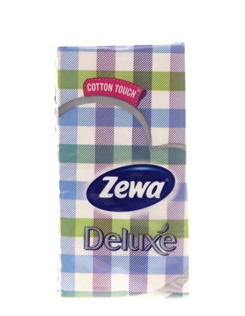 картинка Бумажные платочки ZEWA Delux 10шт 3сл Family/СТАЙЛ оптом