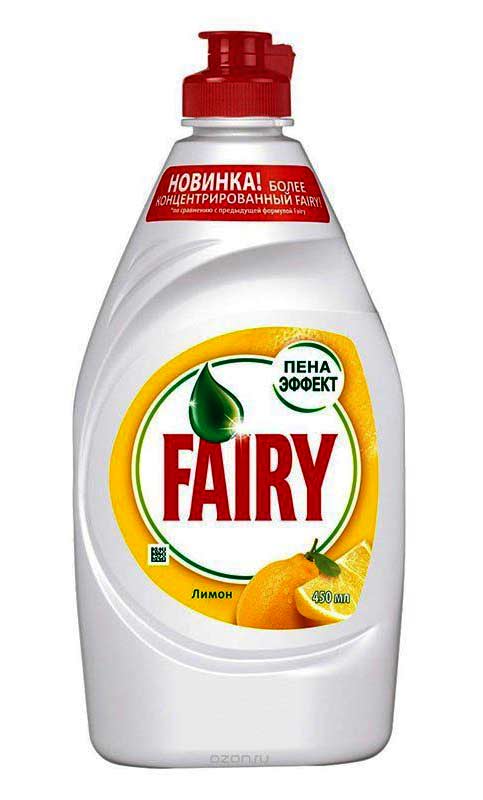 картинка Fairy для мытья посуды Сочный лимон 450мл оптом